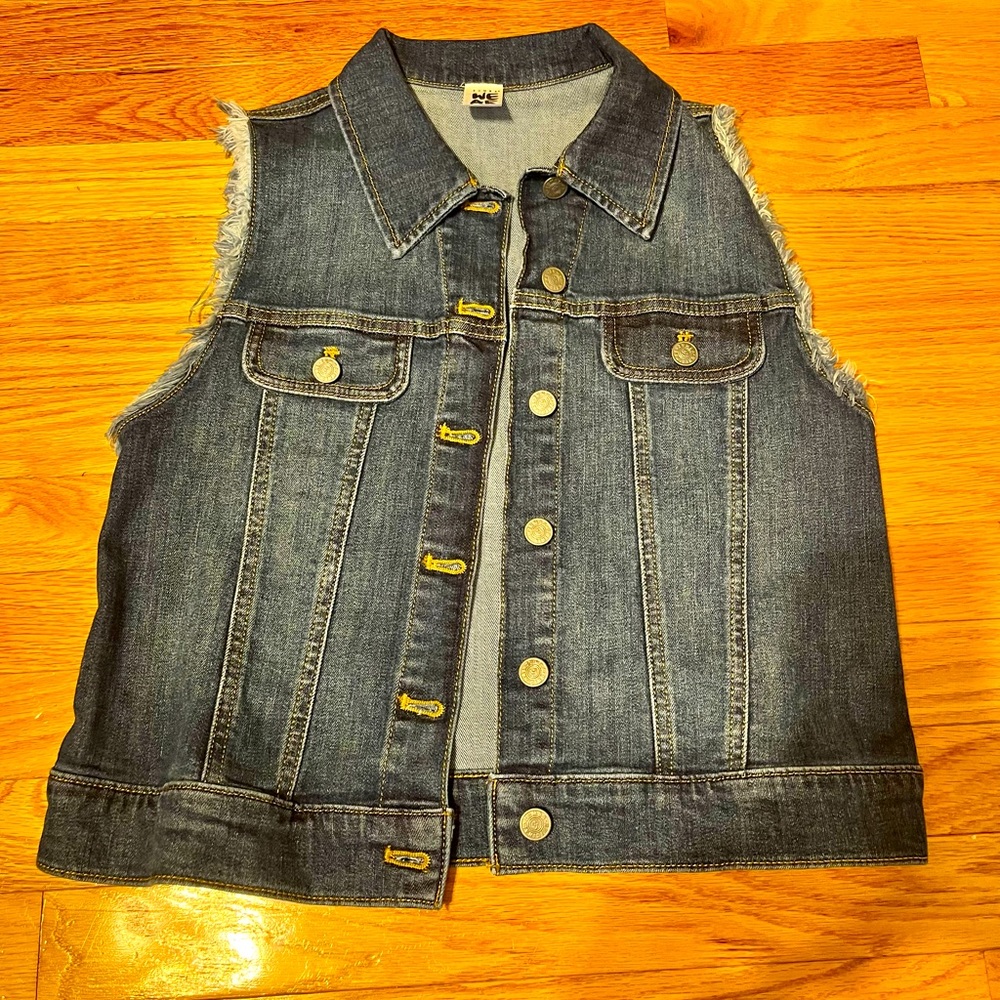 Zumba Denim Cropped Vest!